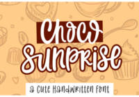 Choco Sunprise Font - Featured Image