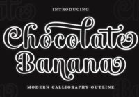 Chocolate Banana Font - Featured Image