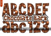 Chocolate Bark Font - Featured Image