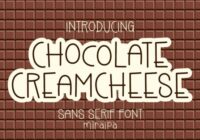 Chocolate Creamcheese Font - Featured Image