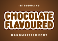 Chocolate Flavoured Font - Featured Image