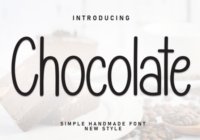 Chocolate Font Font - Featured Image