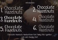 Chocolate Hazelnuts Font - Featured Image