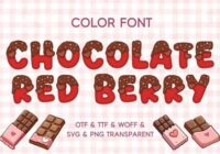 Chocolate Red Berry Font - Featured Image