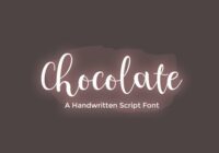 Chocolate Script Font - Featured Image