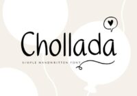Chollada Font - Featured Image