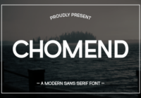 Chomend Font - Featured Image