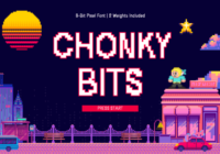 Chonky Bits Font - Featured Image