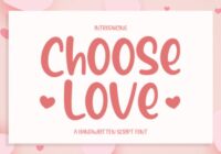 Choose Love Font - Featured Image