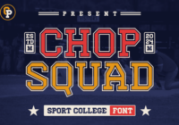 Chop Squad Font - Featured Image
