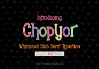 Chopyor Font - Featured Image