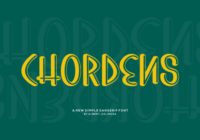 Chordens Font - Featured Image