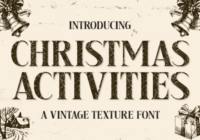 Christmas Activities Font - Featured Image