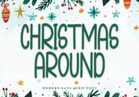 Christmas Around Font - Featured Image
