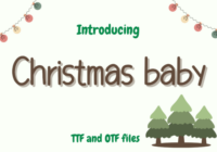 Christmas Baby Font - Featured Image