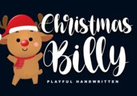 Christmas Billy Font - Featured Image