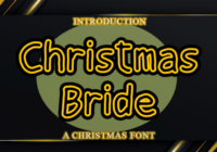 Christmas Bride Font - Featured Image