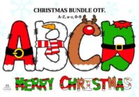 Christmas Bundle Font - Featured Image