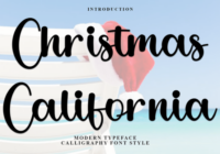 Christmas California Font - Featured Image