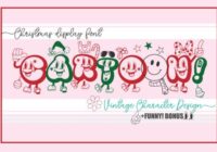 Christmas Cartoon Font - Featured Image