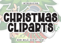 Christmas Cliparts Font - Featured Image