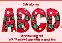 Christmas Color Red Font - Featured Image