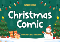 Christmas Comic Font - Featured Image