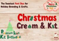 Christmas Cream and Kit Font - Featured Image