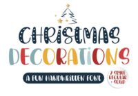 Christmas Decorations Font Font - Featured Image