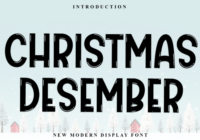 Christmas Desember Font - Featured Image
