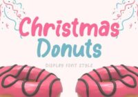 Christmas Donuts Font - Featured Image