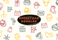 Christmas Doodles Font - Featured Image