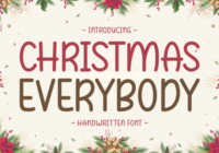 Christmas Everybody Font - Featured Image