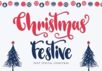 Christmas Festive Font - Featured Image
