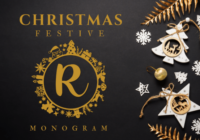 Christmas Festive Monogram Font - Featured Image