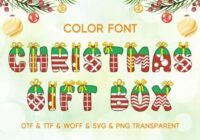 Christmas Gift Box Font - Featured Image