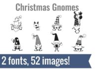 Christmas Gnomes Dingbats Font - Featured Image
