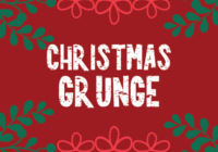 Christmas Grunge Font - Featured Image