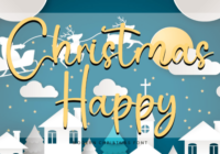 Christmas Happy Font - Featured Image