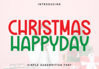 Christmas Happyday Font - Featured Image