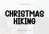 Christmas Hiking Font - Featured Image
