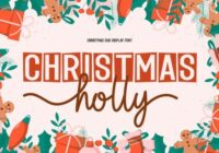 Christmas Holly Duo Font - Featured Image