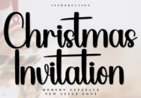 Christmas Invitation Font - Featured Image