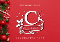 Christmas Joy Monogram Font - Featured Image