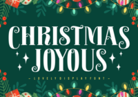 Christmas Joyous Font - Featured Image