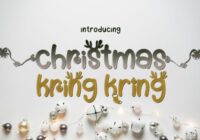 Christmas Kring-kring Font - Featured Image