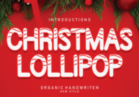 Christmas Lollipop Font - Featured Image