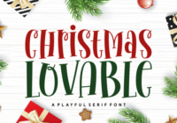 Christmas Lovable Font - Featured Image