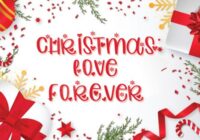 Christmas Love Forever Font - Featured Image