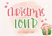 Christmas Lover Font - Featured Image